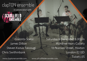 the peerless ClaAptOn Ensemble